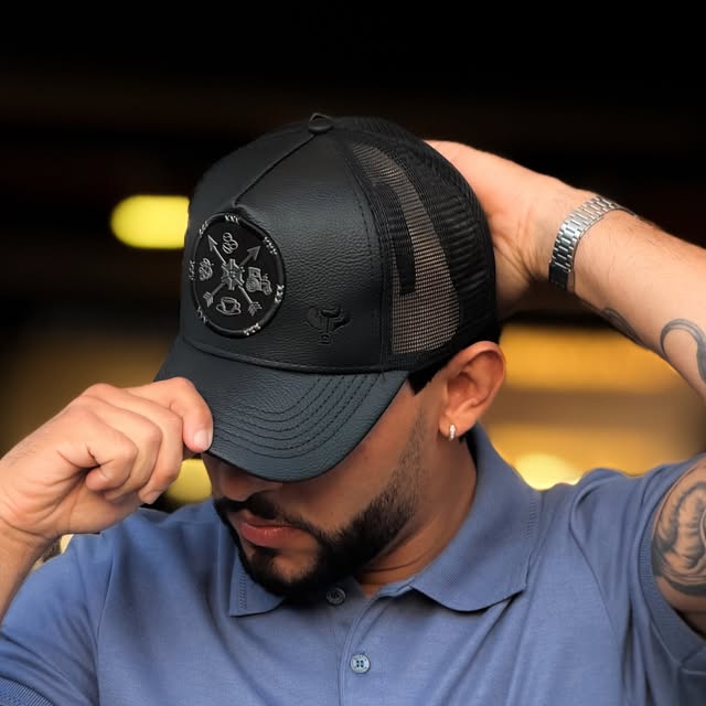 Polo masculina azul
